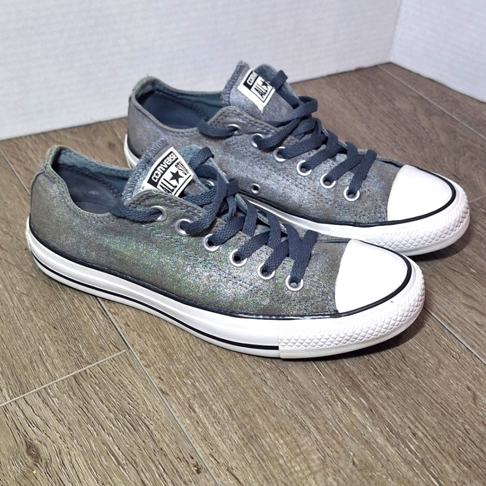 Converse All Star Sneakers Womans size 7 Admiral Grey Color